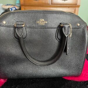 Coach Black Leather Satchel